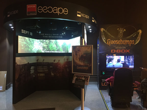 Barco Escape demonstration setup